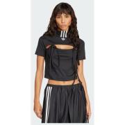 Adidas Originals Ribbon Cut Out Crop Top
