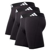 adidas Boxer Brief Active Flex Cotton 3-Pakke - Svart