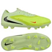 Nike Phantom 6 Pro Low Cut MG Max Voltage - Gønn/Svart/Hyper Crimson B...