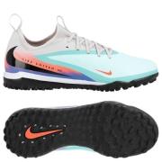 Nike Phantom 6 Academy Low Cut TF United - Turkis/Oransje Barn