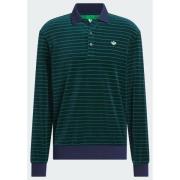 Adidas Originals Velour Long Sleeve Polo