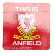 Liverpool Coaster-sett This Is Anfield - rød
