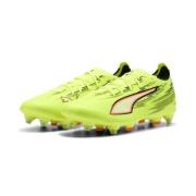 PUMA Ultra 6 Match SG Unleashed - Gul/PUMA Svart/Glødende rød/Lime Squ...
