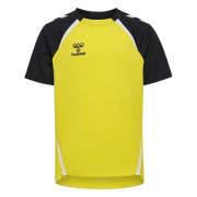 Hummel Trenings T-Skjorte hmlLEAD 2.0 - Gul/Svart/Hvit Barn