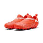 PUMA Future 9 Match Laceless MG Unleashed - Glødende rød/PUMA White/PU...