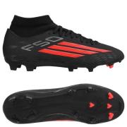 adidas F50 League Mid FG/AG Immortal DNA - Svart/Lucid Red
