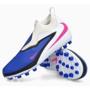 Nike Phantom 6 Academy High Cut AG Attack - Blå/Rosa/Hvit Barn