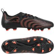 PUMA Future 9 Play FG/AG Eclipse - PUMA Svart/rød/Strong Gray Barn
