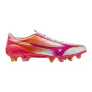 Mizuno Alpha III Made in Japan SG Blazing Flair - Hvit/Rosa