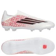 adidas F50 League Laceless FG/AG Lamine Yamal - Fottøy Hvit/Svart/Luci...