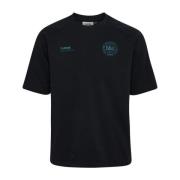 Danmark T-skjorte Travel Tech - Svart/Marine