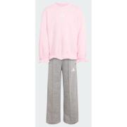 Adidas Seasonals Ruffles Sweatset Little Girls