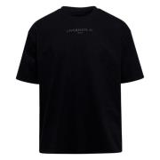 Liverpool T-skjorte Anfield Photo Oversized - Svart